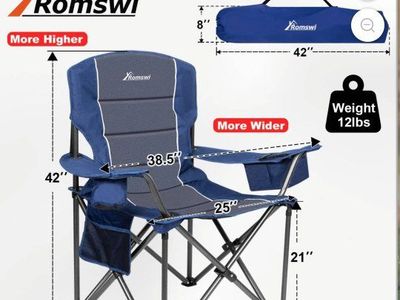 Oversized folding chair