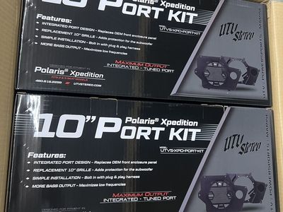 Polaris Xpedition Sub Port Kits (utv stereo)