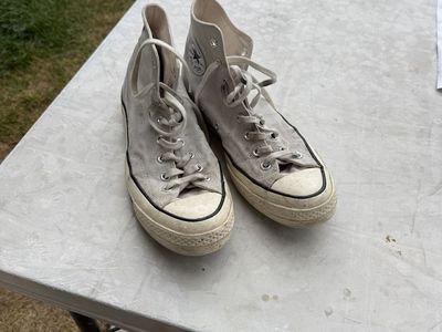 Converse Chuck Taylor All Star High Top Sneakers grey Men's 9 women’s size 11