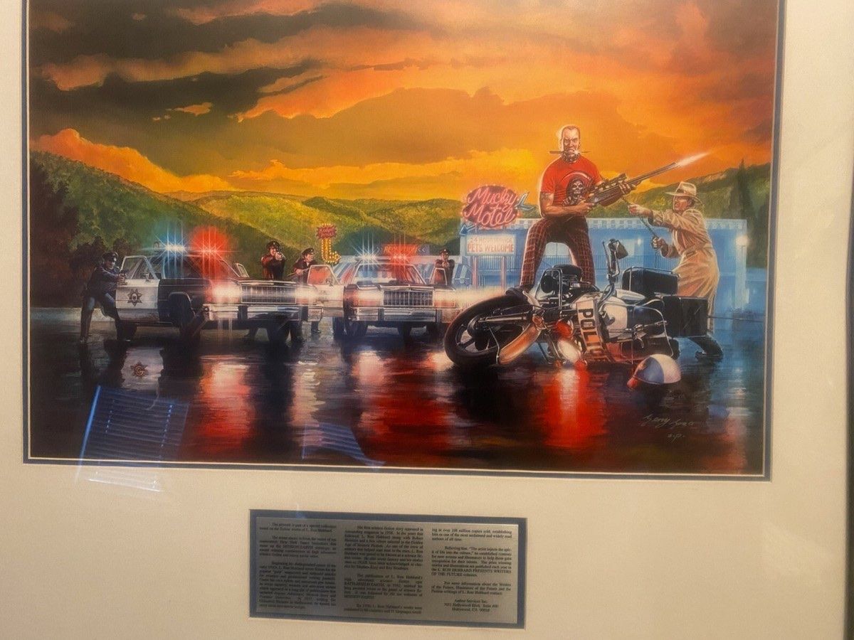 L Ron Hubbard Death Quest #29 Gerry Grace Artist