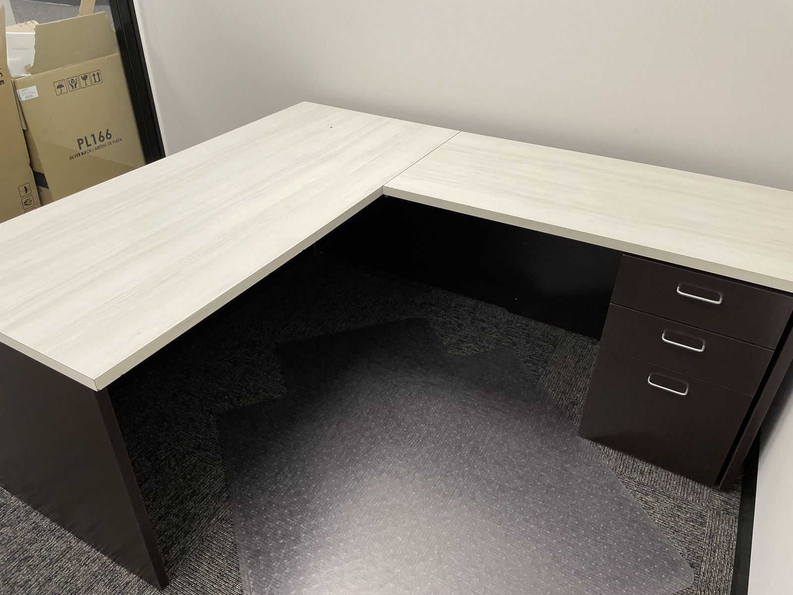 Desks with Privacy Skirt