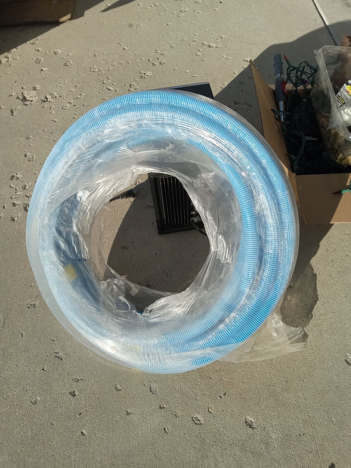 reduced. Carlon 3/4 inch flex conduit. ! roll, NEW 48 feet.