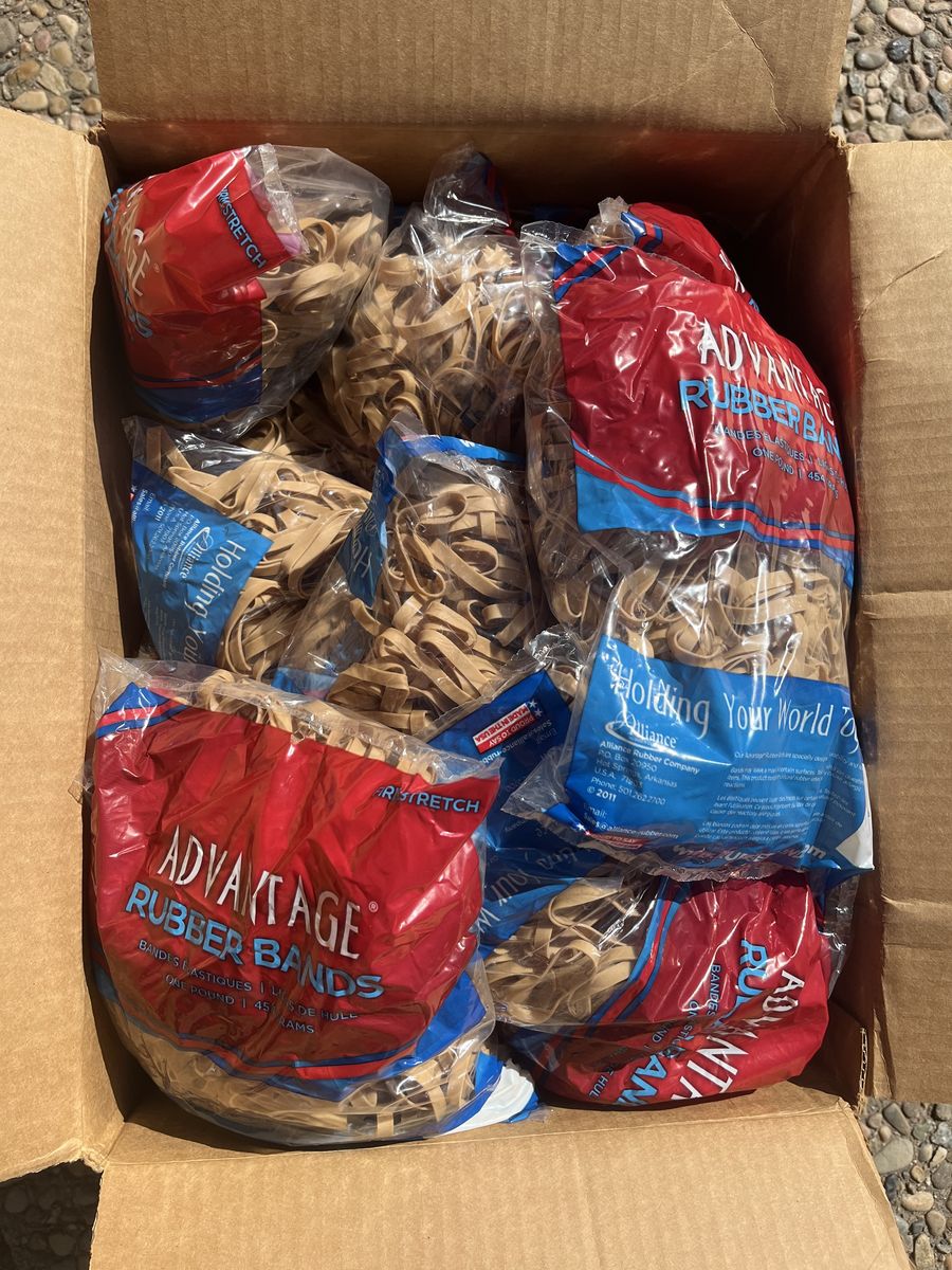 Rubber Bands - 25 pounds
