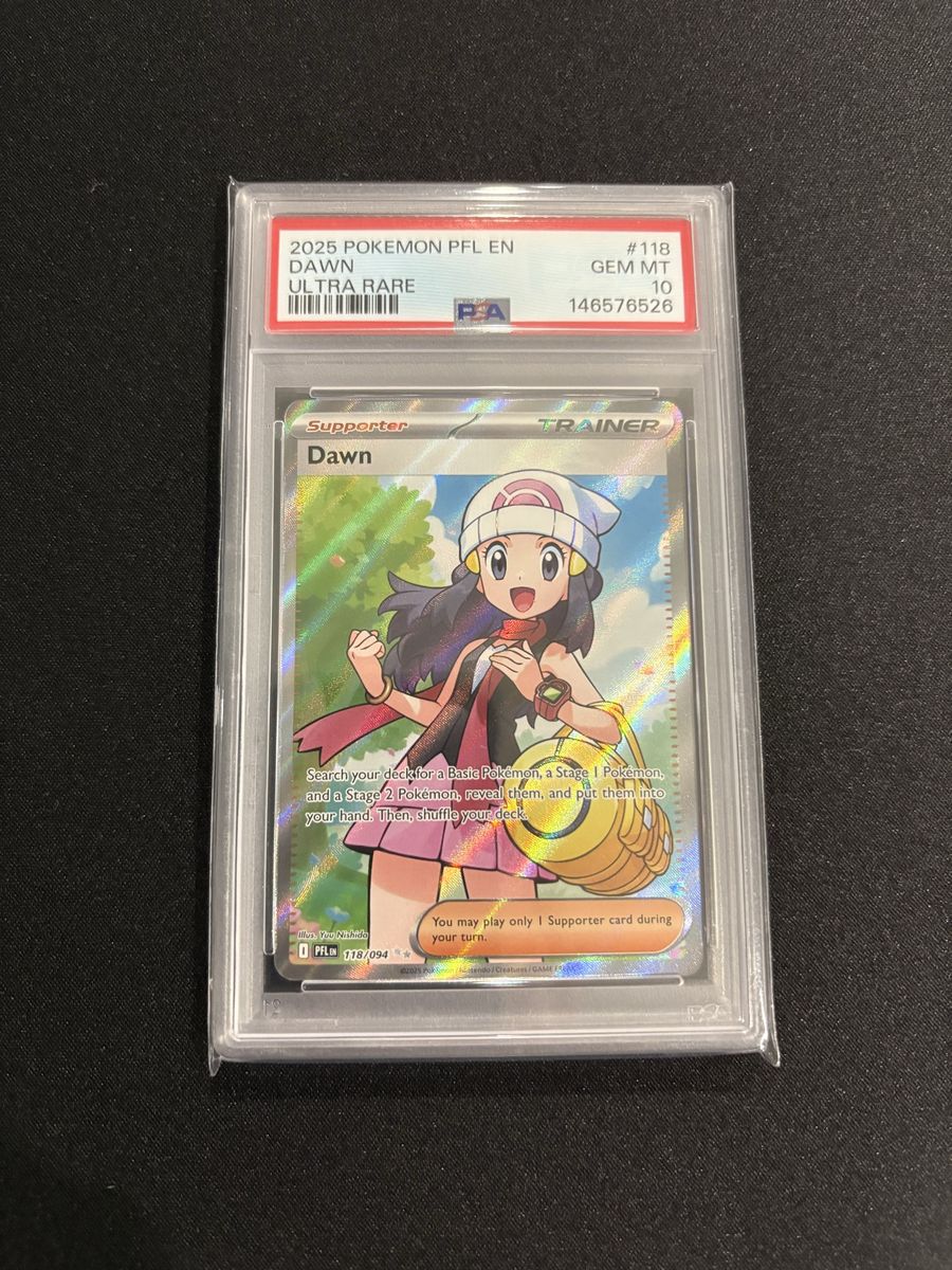 2025 Pokemon Dawn Ultra Rare 118  TCG Gem Mint 10