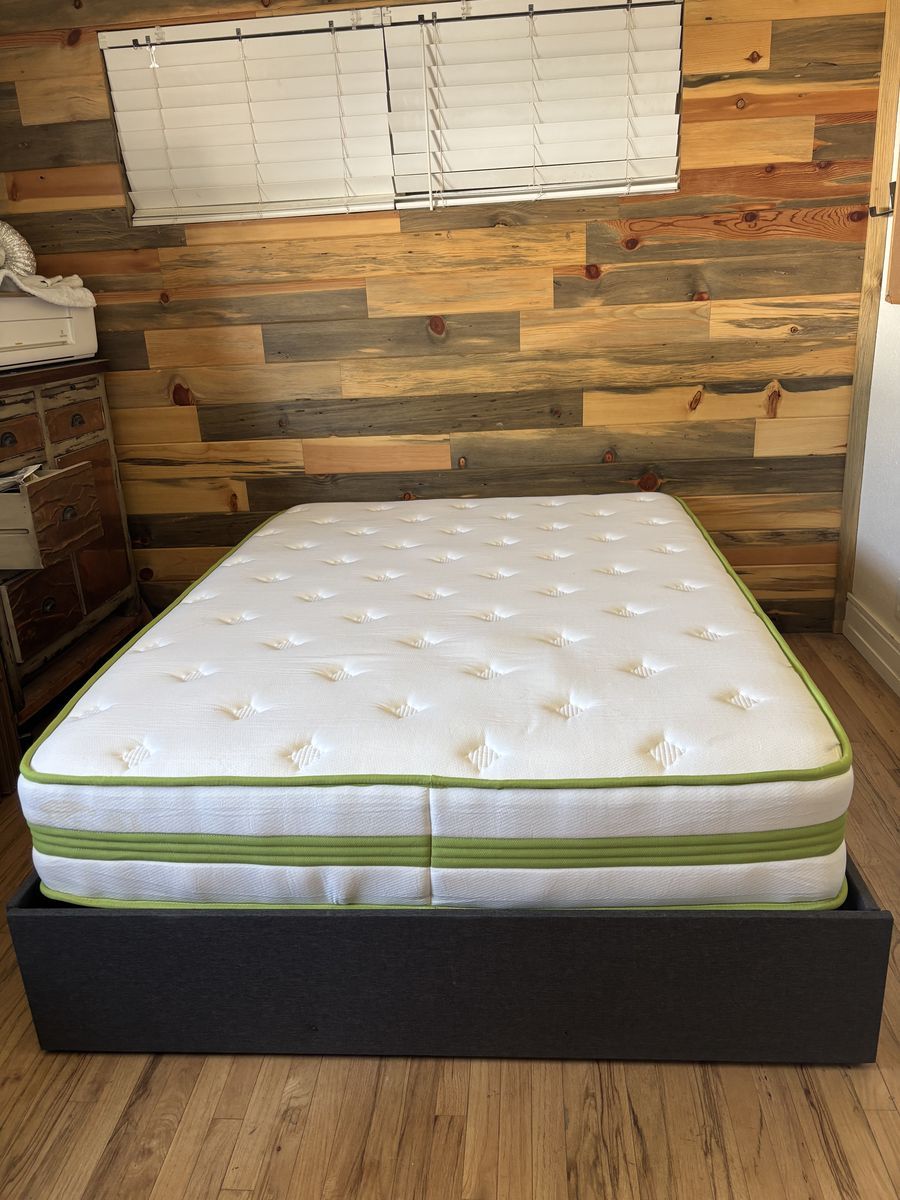 Full Size Bed Frame + Mattress