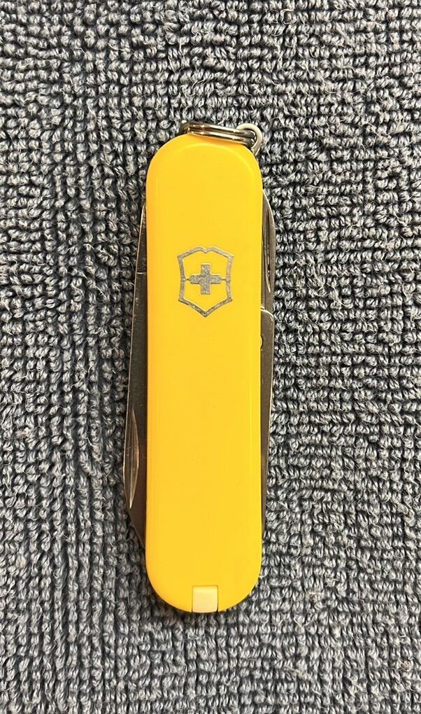 Victorinox Classic SD Swiss Army Knife Yellow