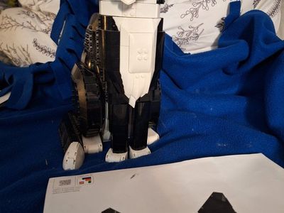 Custom Black & White Block Cat Figurine - Hand-Built, Unique, Pet Lover Decor