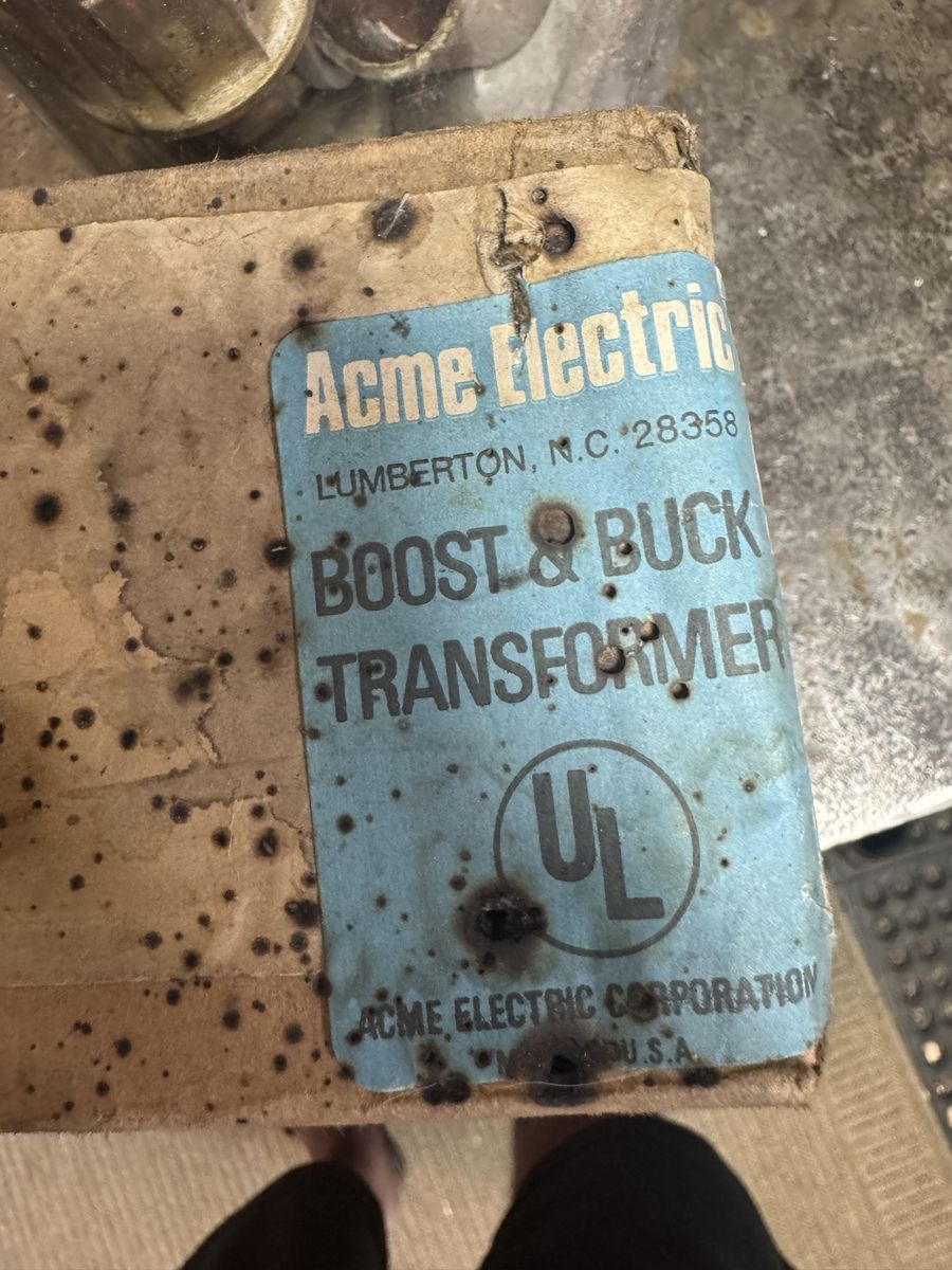 Acme Electric T-81049 Boost & Buck Transformer - .150 KVA, 120/240 Pri. Volts, 12/24 Sec. Volts