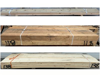 35%+ OFF! New Finish Lumber & Posts - Bundles Only - 1x4 Cedar, 1x8 Trim, 6x6 Posts - Various Lengths