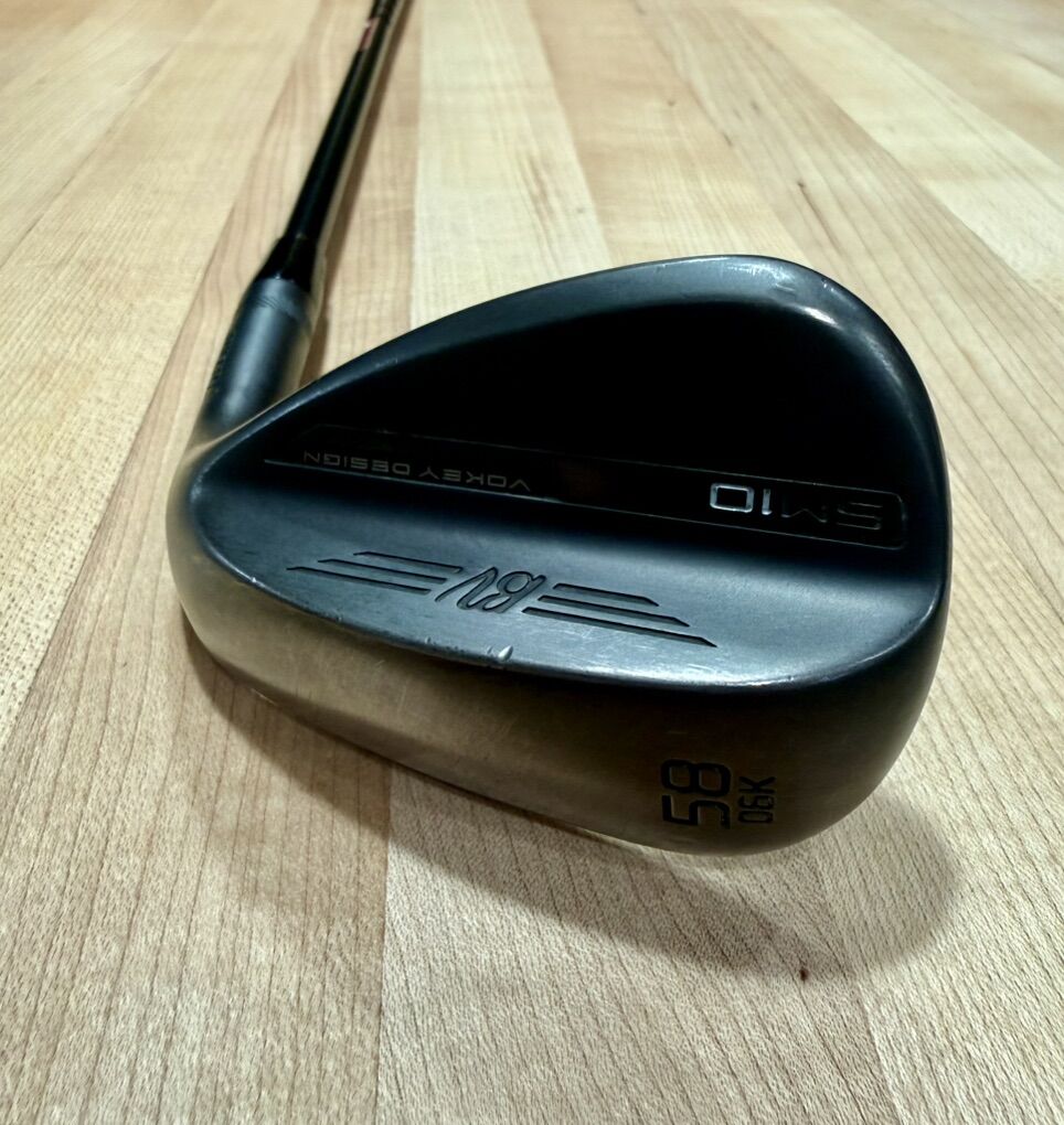 Titleist SM10 Vokey 58 Degree Jet Black Wedge