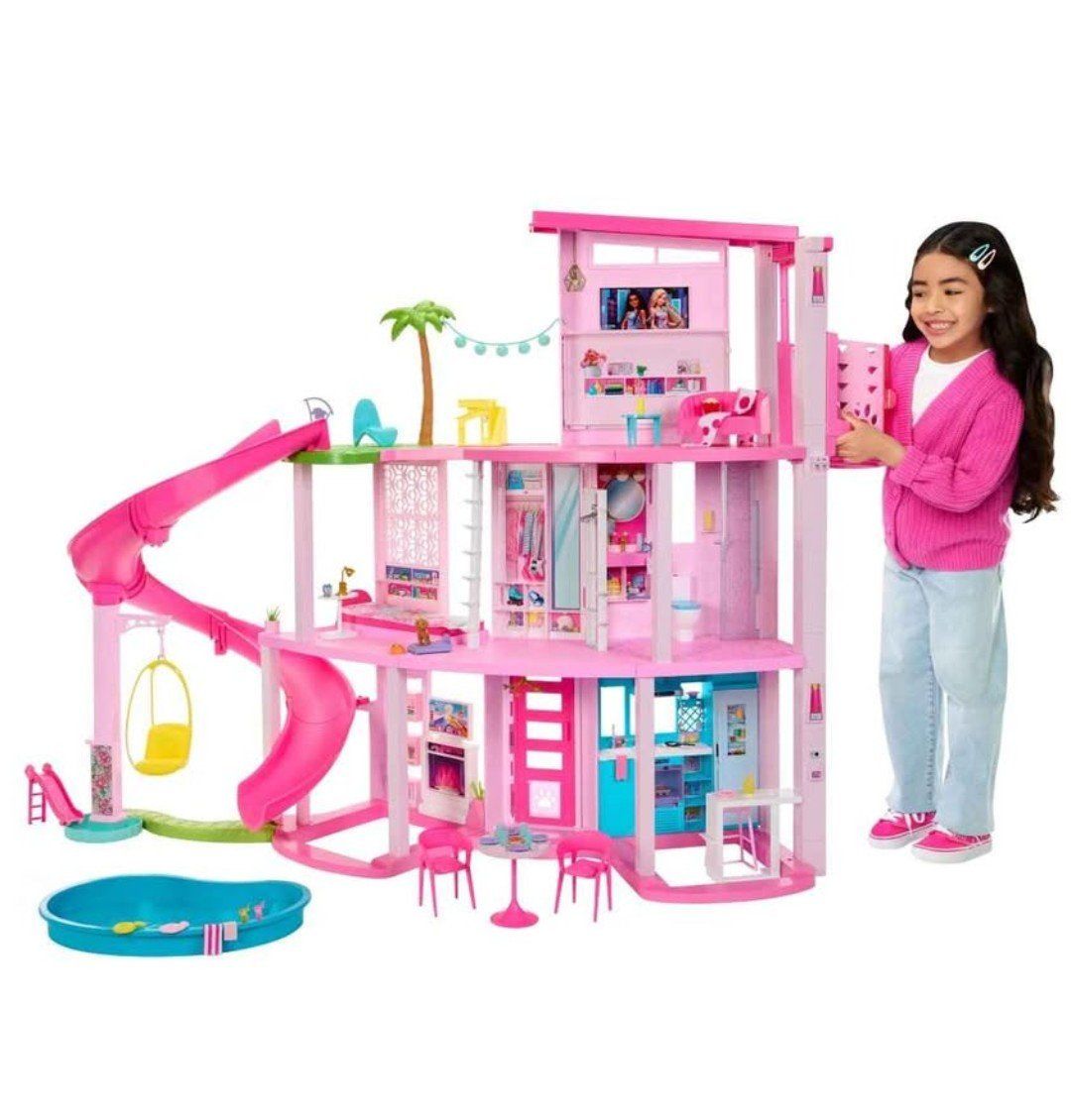 Barbie Dreamhouse Dollhouse with Pool, Slide, and 75+ Accessories - New in Box