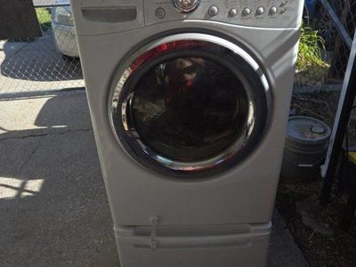 LG SteamDryer DLEX7177WM Ultra Capacity Stainless Steel Drum Front Load Electric Dryer
