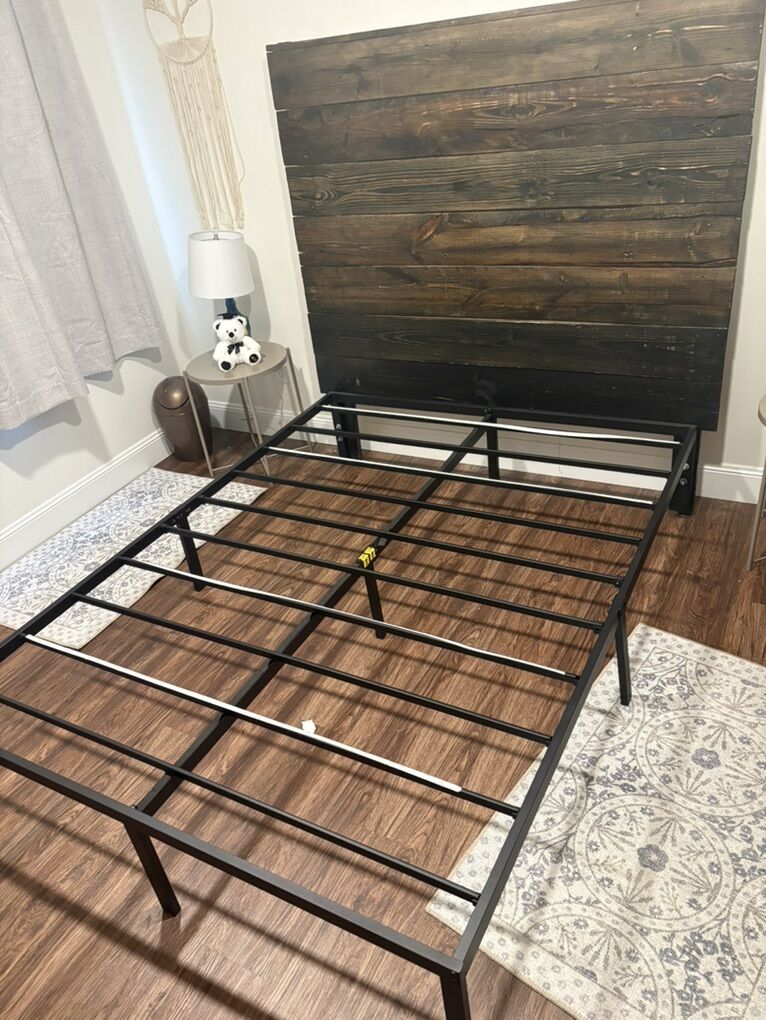 Queen size Bed Frame and Headboard