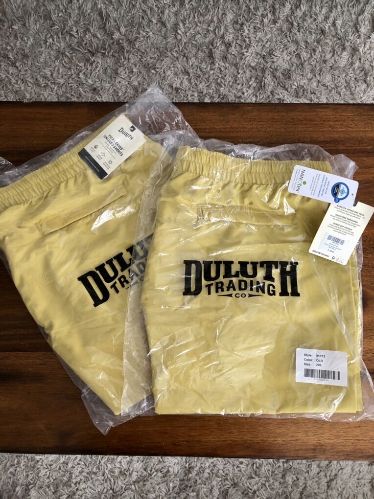 Dark Yellow 9 Duluth Swim Shorts 2XL