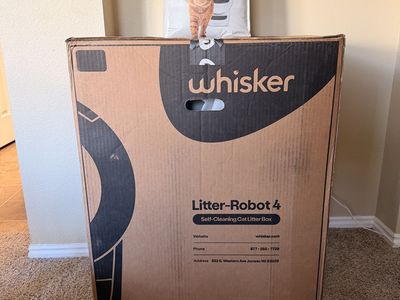NEW Sealed Whisker Litter-Robot 4 + Mat + OdorTrap + 20lb GreatLitter
