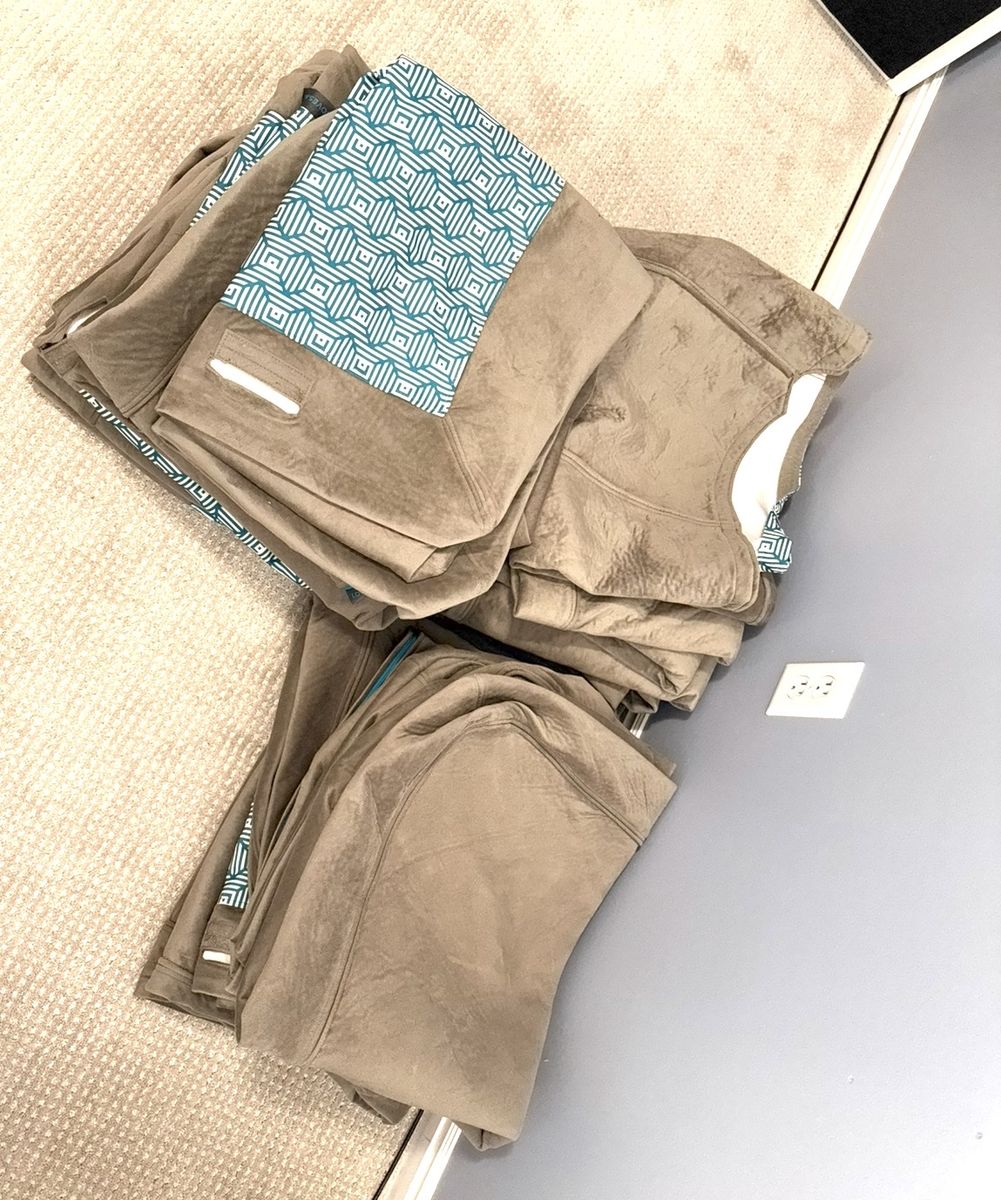 Lovesac Sactional Covers - Taupe Padded Velvet 