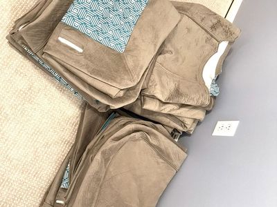 Lovesac Sactional Covers - Taupe Padded Velvet