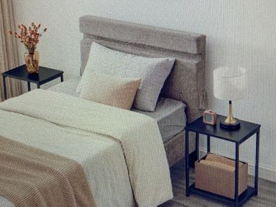 2 Sets of Black Metal legs End Tables