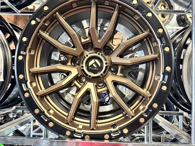 FUEL REBEL 18x9 Matte Bronze Wheels 1mm Offset, 6x135 PCD, brand new set of 4 wheels.