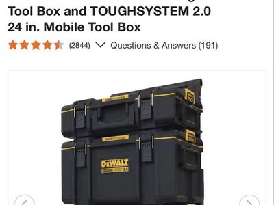 DEWALT ToughSystem 2.0 3-Piece Rolling Tool Box Set