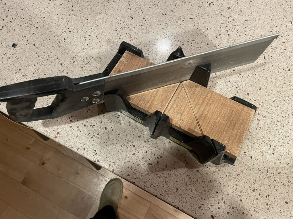 Stanley Miter Box With 14 Stiff Blade