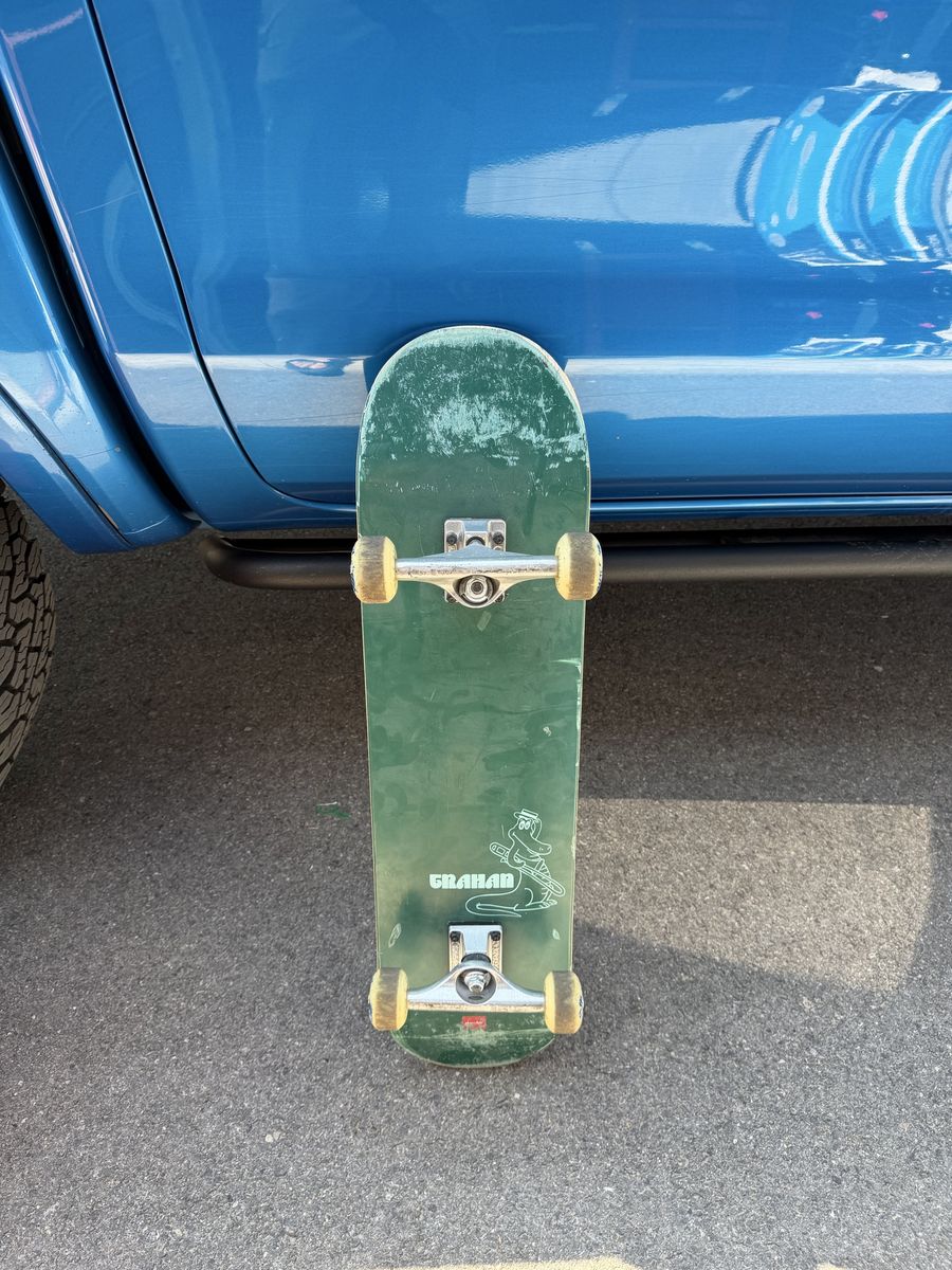 Complete Green Skateboard - Used Condition