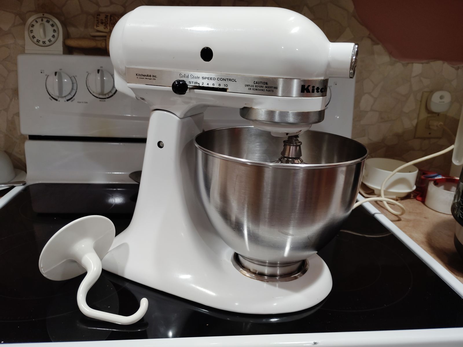Vintage Hobart KitchenAid K45SS Stand Mixer - Excellent Working Condition