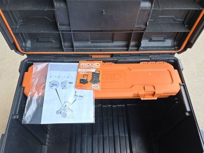 Ridgid Pro Gear System Gen 2.0 Stackable 25 in All Terrain Rolling Tool Box with 9 in. Wheels