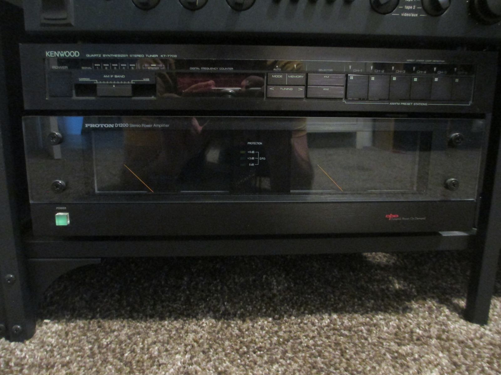 Proton D-1200 and Proton AP-1000 amplifier and preamp set