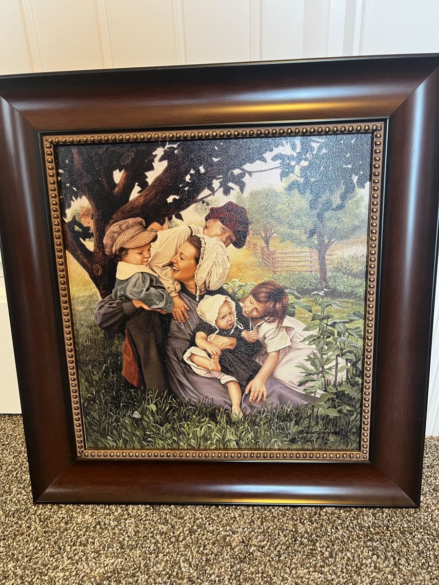 Liz Lemon Swindle  "A Time to Laugh" Framed Print 20x21” LDS Art