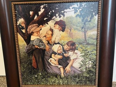 Liz Lemon Swindle "A Time to Laugh" Framed Print 20x21” LDS Art