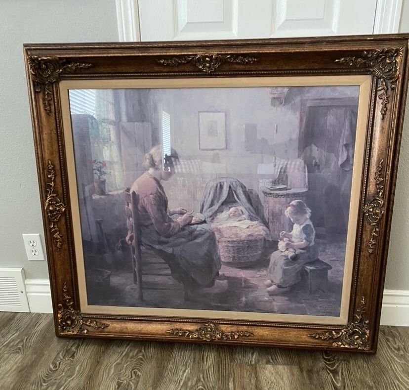 The New Baby by Hugh Evert Pieters Wall Art Decor