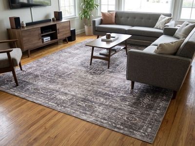 BRAND NEW Vintage Distressed Medallion Area Rug – 8x10