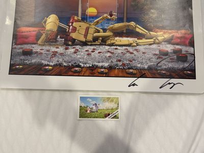 Signed Star Wars Battle Droid Art Print 11x17