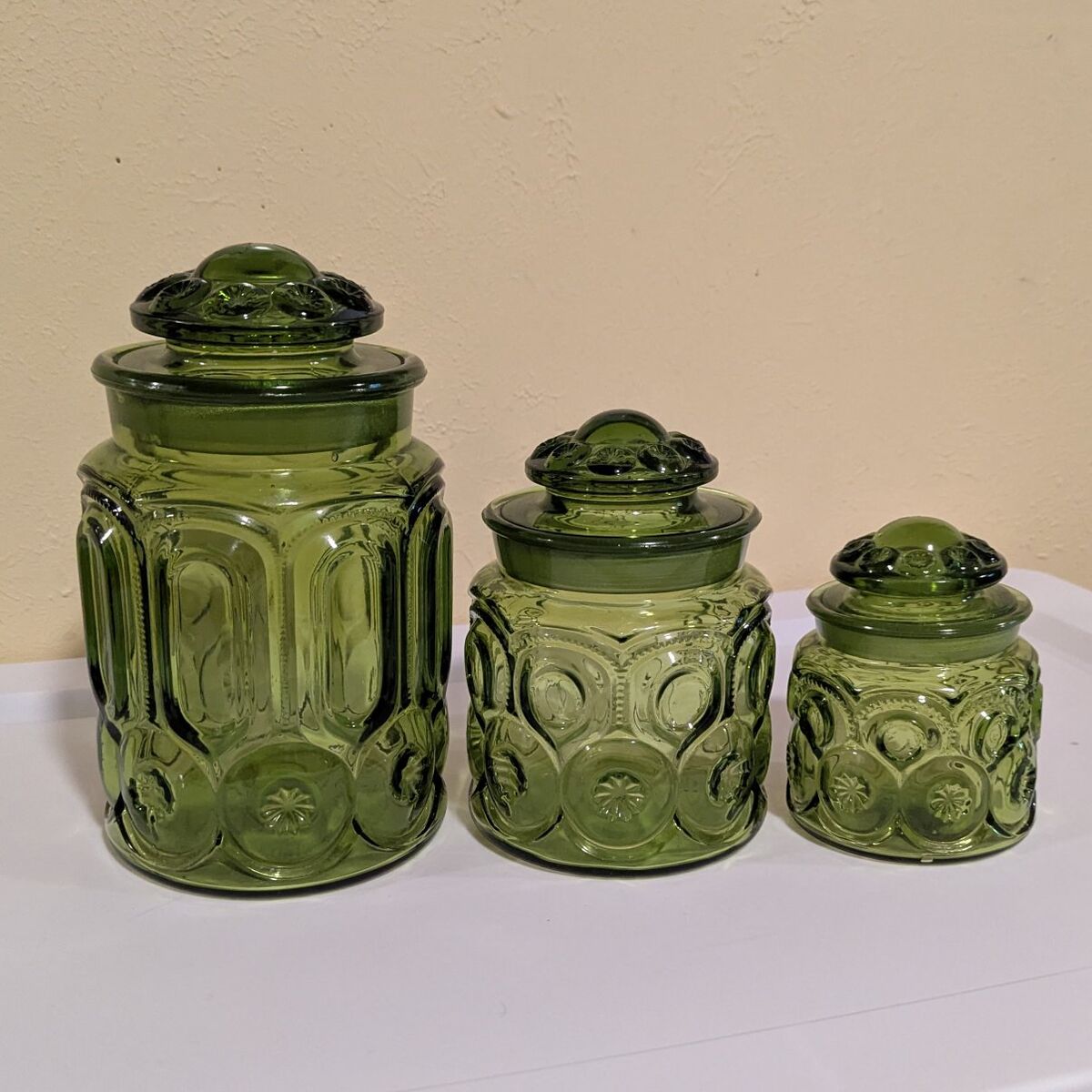 Le Smith Mid-Century Moon and Stars canisters