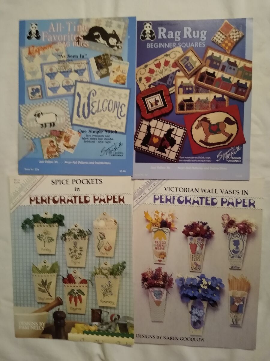 Counted Cross-stitch & Rag Rug Patterns