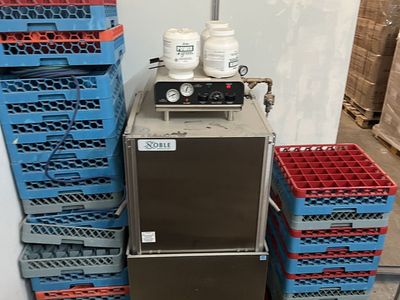 Noble Warewashing HT-180 Commercial High-Temp Dishwasher | 208/230V, 3-Phase | Like New