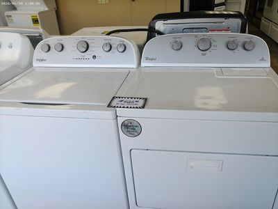 Clean Top Load Washer and Dryer~90 Day Guarantee~Without Agitator