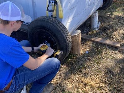 Bolt On Wheels For Shipping Container Hub& Spindle Kit 8000LB For Rent