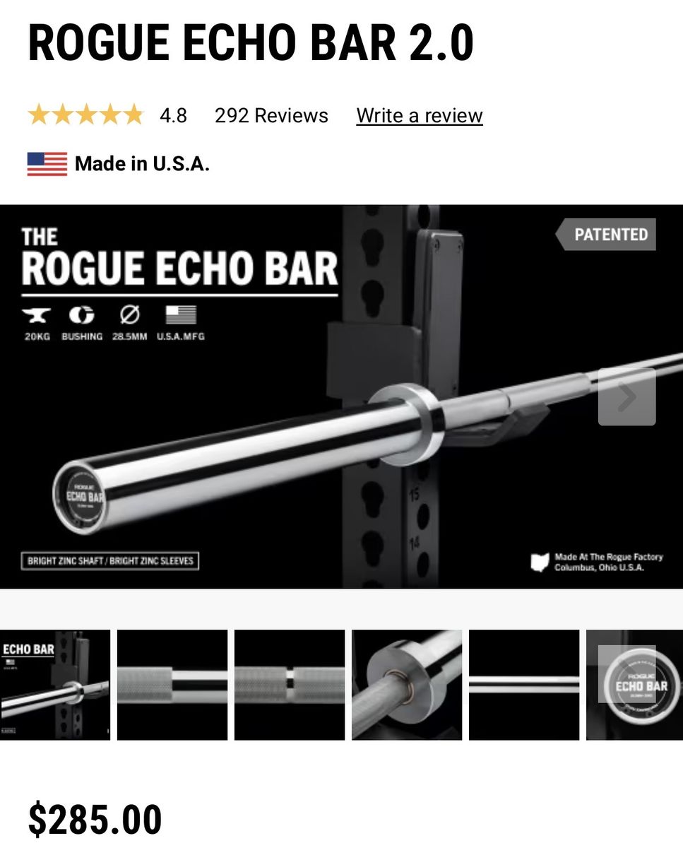 NEW Rogue Echo Bar 2.0