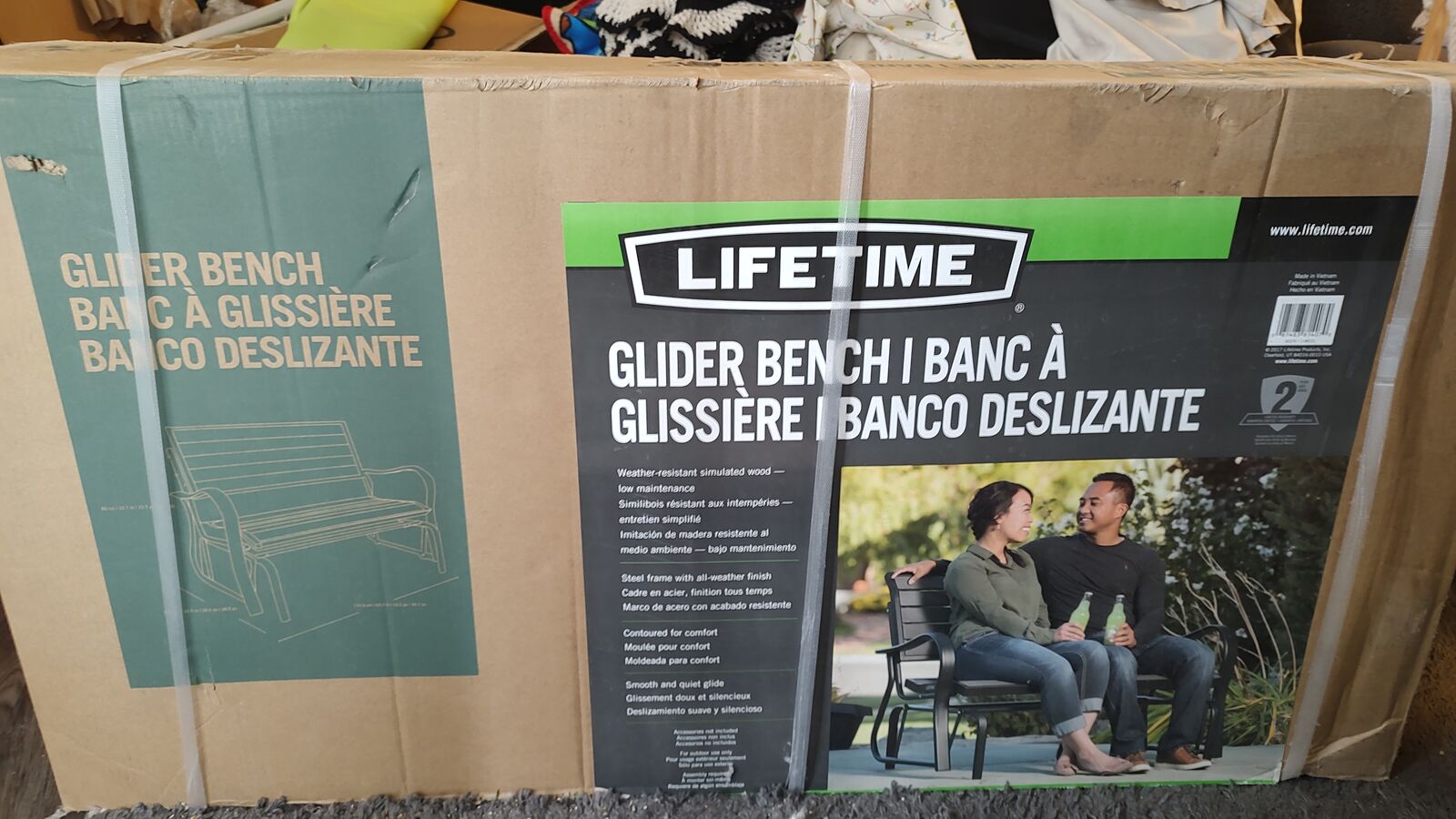 Lifetime Glider Bench