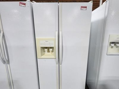 Whirlpool White Side-by-Side Refrigerator - W-Warranty