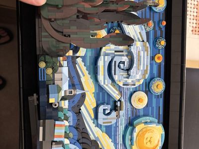 LEGO Ideas Vincent van Gogh The Starry Night and the Great Wave
