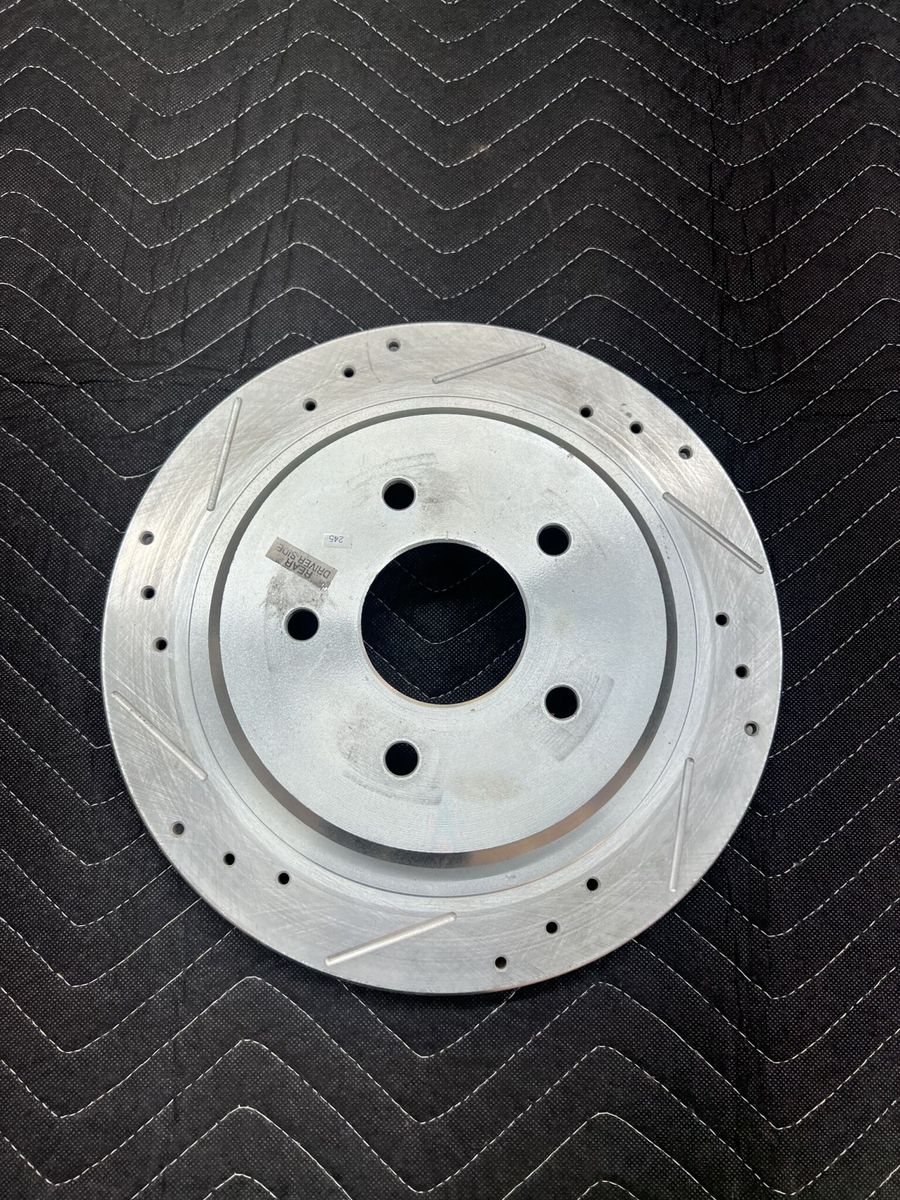 Slotted and Drilled Brake Rotor
