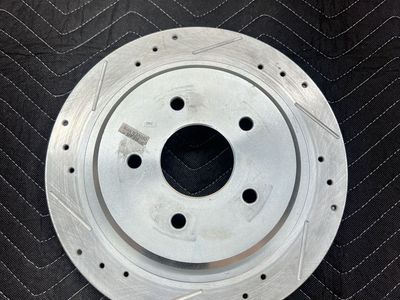 Slotted and Drilled Brake Rotor