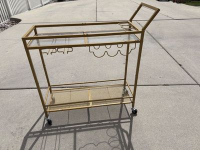 Brand new never used wine cart