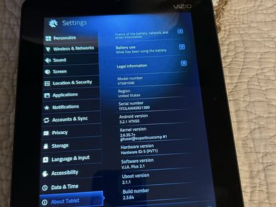 Vizio VTAB1008 Android Tablet - 8-Inch Display, Used