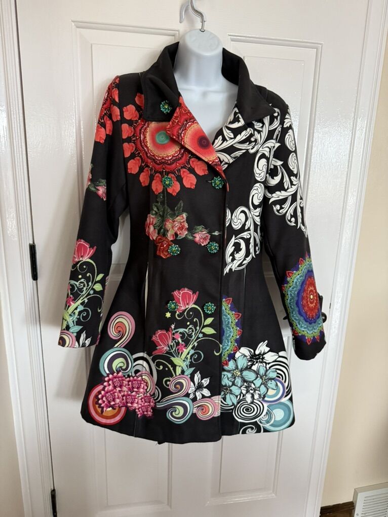 Beautiful New Floral Jacket From Hungary S