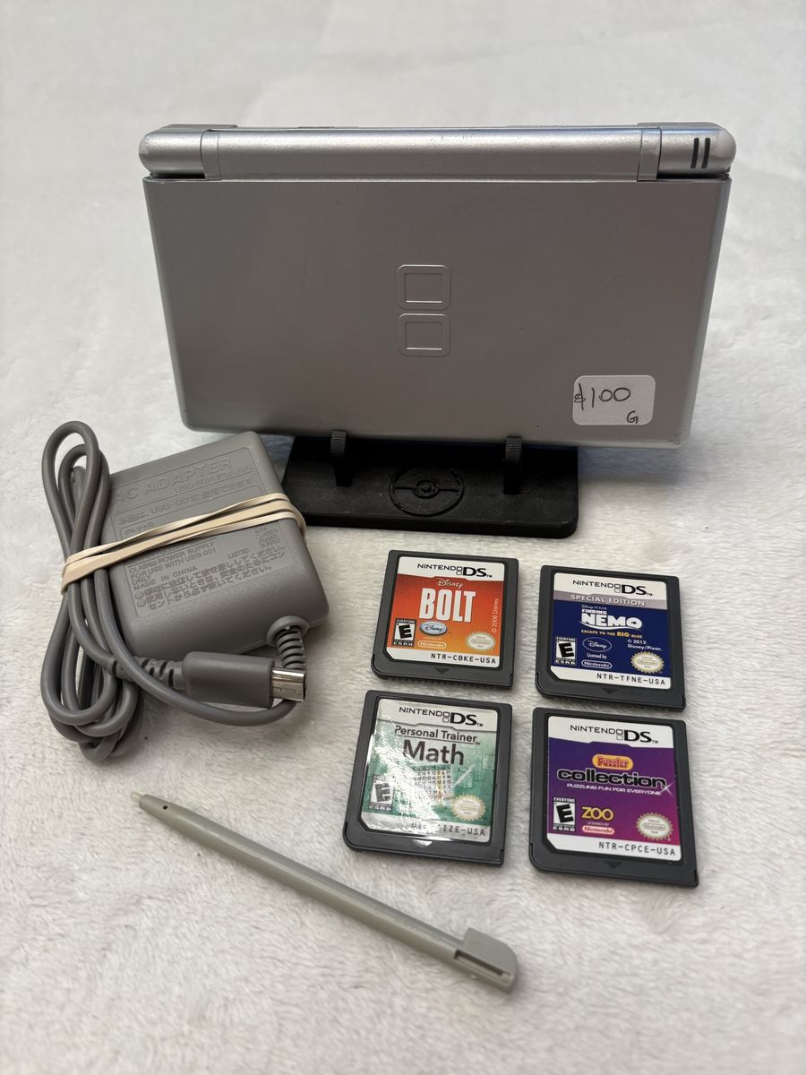 DS Lite Bundle - Silver