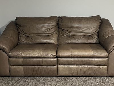 La-Z-Boy Leather Recliner Couch